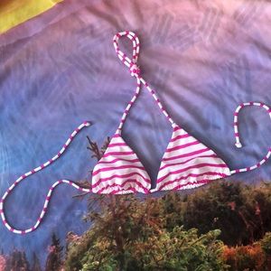 Victoria’s secret striped bikini top